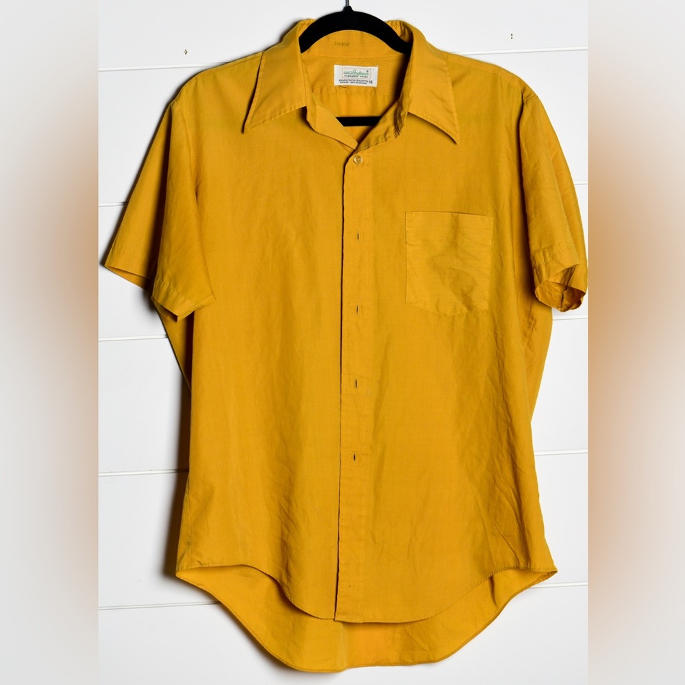 Matt Andrews Mens Button Down Short Sleeve Dress Shirt